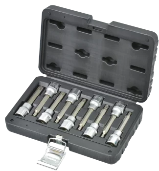Набір головок зі вставкою 1/2" 9од.Т20-Т60 пластик.кейс