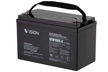 Акумуляторна батарея Vision FM, 12В, 100А•год, AGM