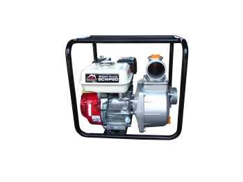 Мотопомпа рукав 75мм, 55м3/год, підйом 30м, чиста вода, SCWP80H, з двиг. HONDA GX160