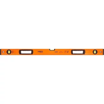 Рівень Neo Tools S 400 алюмінієвий, 100см, 3 капсули, 2 отвори для рук