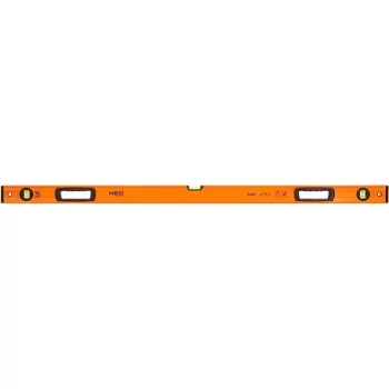 Рівень Neo Tools S 400 алюмінієвий, 120см, 3 капсули, 2 отвори для рук