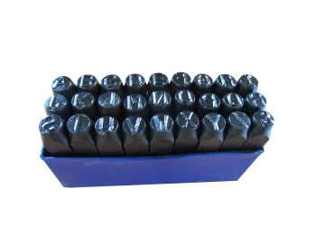 Набір клейм букв.лат.6мм 27 одиниць