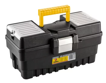 Ящик для інструменту TOPEX, 15", органайзер в кришці, 18.9х37.4х19.8см, пластик