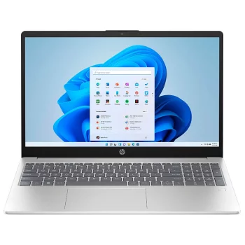 Ноутбук HP 15-fd0022ua 15.6" FHD IPS AG, Intel i7-1355U, 16GB, F1024GB, UMA, DOS, сріблястий