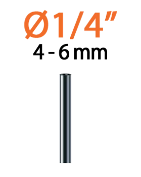 Відведення 6мм для крапельної трубки 1/4" 10шт.