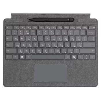 Клавіатура для планшета Surface Pro 8 - 11, Pro X зі стілусом, UKR/ENG, платинова