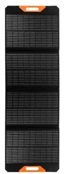 Портативний зарядний пристрій сонячна панель Neo Tools, 140Вт, регулятор напруги, USB-C та 2xUSB, 15х548х1678мм, IP64, кабель 5м, затискачі "крокодил" 30см, 4.4кг