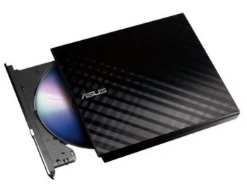 Привід оптичний портативний ASUS SDRW-08D2S-U LITE DVD+-R/RW burner USB2.0 чорний Retail Box Slim