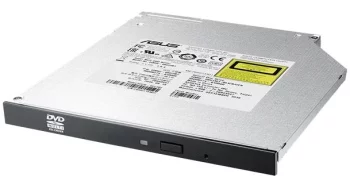 Привід оптичний внутрішній ASUS SDRW-08U1MT DVD+-R/RW burner SATA чорний Bulk для ноутбука Slim
