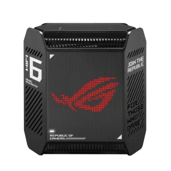 Система WiFi-Mesh ASUS ROG Rapture GT6 AX10000, 3xGE LAN, 1x2.5GE WAN, 1xUSB 3.2, 1мод, чорний