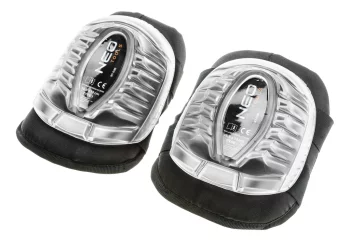 Наколінники захисні Neo Tools, пластикова накладка, гелеві вставки, на липучці, чорний