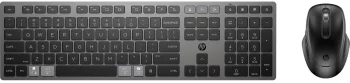 Комплект клавіатура та миша HP 720 Multi-Device Rechargeable, BT, EN/UK, чорний