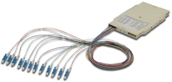 Сплайс-касета DIGITUS, 12 пигтейлів LC (UPC) 9/125 SM LSZH в комплекті