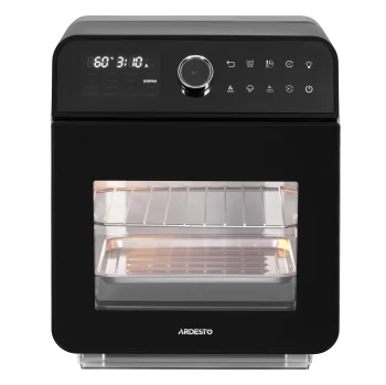 Мультипіч Ardesto, 2250Вт, об'єм-15л, сенсорне керування, функція приготування на пару, 40-220°C, метал/пластик, біло-чорний