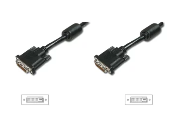 Кабель DIGITUS DVI-D dual link (AM/AM) 3м, чорний