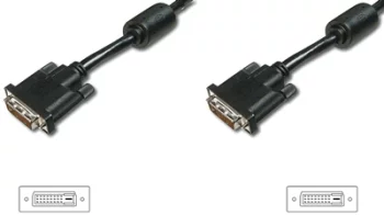 Кабель ASSMANN DVI-D dual link (AM/AM) 5м, чорний