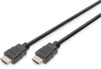 Кабель DIGITUS HDMI (M/M), High speed/Ethernet, 2м, чорний