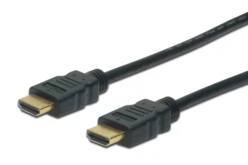 Кабель DIGITUS HDMI (M/M), High speed/Ethernet, 3м, чорний