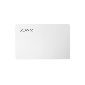 Картка Ajax Pass 1шт, Jeweller, безконтактна, білий