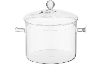 Каструля з кришкою Ardesto Black Mars, 2л, боросилікатне скло