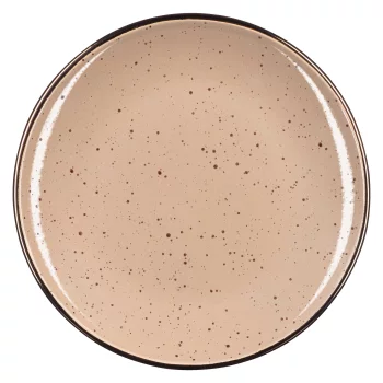 Тарілка десертна Ardesto Emilia, 20см, кераміка, коричневий