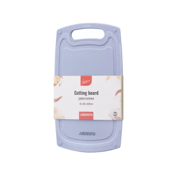 Дошка кухонна Ardesto Gemini, 33х20х0.85см, пластик, сірий