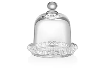 Лимонниця з кришкою Ardesto, 9см, скло, прозорий