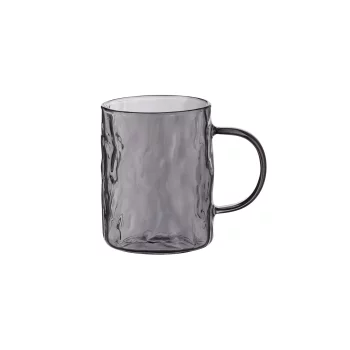 Набір чашок Ardesto Shine, 260мл, 2шт, боросилікатне скло, сірий