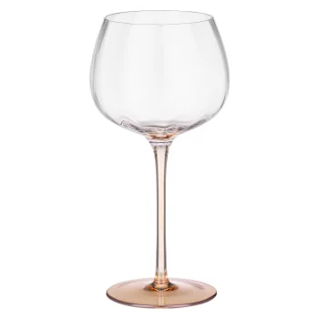 Набір келихів для вина Ardesto Black Mars Amber 420мл, 2шт, скло, прозоро-золотистий