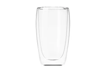 Набір чашок з подвійними стінками Ardesto, 450мл, 2шт, боросилікатне скло, прозорий