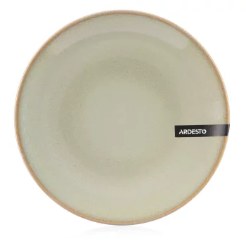 Тарілка десертна Ardesto Lecco, 19,5см, кераміка, сірий
