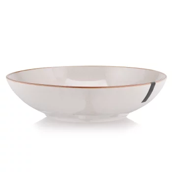 Тарілка супова Ardesto Apulia, 820мл, 20.8см, кераміка, сірий