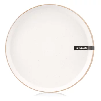 Тарілка обідня Ardesto Apulia, 26.6см, кераміка, кремовий