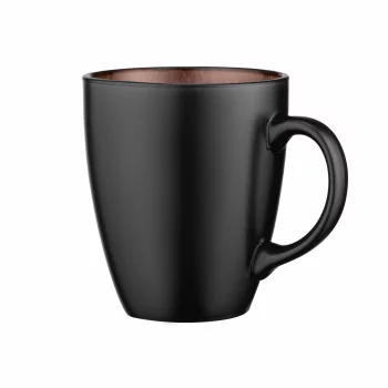 Чашка Ardesto Bolzano, 380мл, кераміка, чорно-коричневий