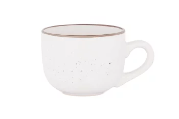 Чашка Ardesto Bagheria Bright white, 480мл, кераміка, білий