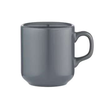 Чашка Ardesto Carlo, 280мл, кераміка, чорний