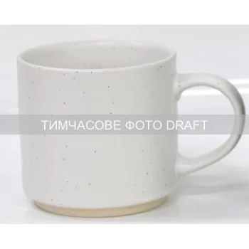 Чашка Ardesto Alcor, 420мл, кераміка, білий