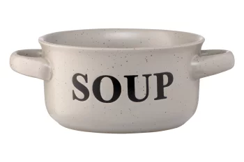 Бульйонниця Ardesto Alcor, 550мл, кераміка, сірий