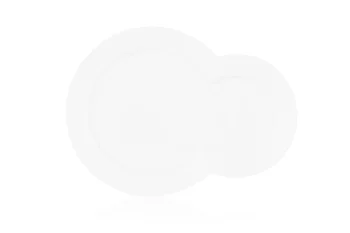 Блюдце Ardesto, 24х18см, порцеляна, білий