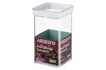 Контейнер для зберігання харчових продуктів Ardesto Fresh, 1л, пластик, білий
