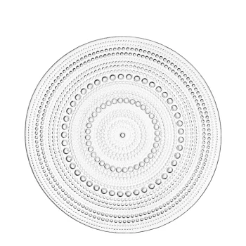 Тарілка Ardesto Verbena, 24.5см, скло, прозорий