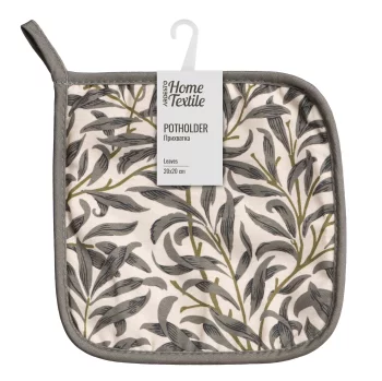 Прихватка Ardesto Leaves 20х20см, 90% поліестер, 10% бавовна