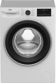 Пральна машина Beko фронтальна, 8кг, 1400, A+++, 55см, дисплей, пар, інвертор, AutoDose, білий