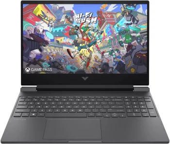 Ноутбук HP Victus 15-fb3014ua 15.6" FHD IPS AG, AMD R5-8645HS, 16GB, F512GB, NVD2050-4, DOS, сірий