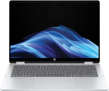 Ноутбук HP OmniBook 5 Flip x360 14" WUXGA IPS Touch, Intel 5-120U, 16GB, F512GB, UMA, DOS, сріблястий