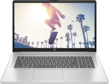 Ноутбук HP 17-cn3038ua 17.3" FHD IPS AG, Intel i5-1334U, 16GB, F512GB, UMA, DOS, сріблястий