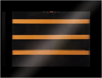 Холодильник Hansa вбудований для вина, 45.5x59х60.8, холод.відд.-63л, зон - 1, бут-28, ST, диспл внутр., чорний