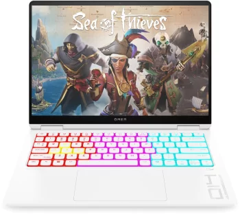 Ноутбук HP OMEN Transcend 14-fb1008ua 14" 3K OLED, Intel U7-255H, 32GB, F1024GB, NVD5060-8, DOS, білий