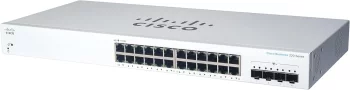 Комутатор Cisco CBS220 24xGE, 4x10G SFP+, Smart