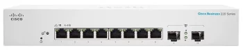 Комутатор Cisco CBS220 8хGE, Ext PS, 2x1G SFP, Smart